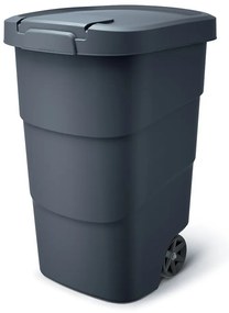 Container de gradina cu roti rezistente, 95 l, antracit