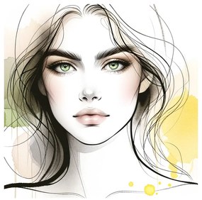 Tablou frumusețe feminină în nuanțe