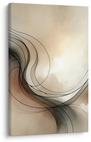 Tablou linii elegante printre nori