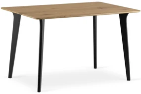 Masa de sufragerie cu blat in decor de stejar, MONTI 120x80 cm