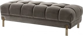 Bancheta eleganta design LUX Sienna, catifea gri 113200 HZ