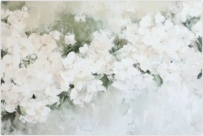 Tablou - Abstracție de Flori Albe (90x60 cm)