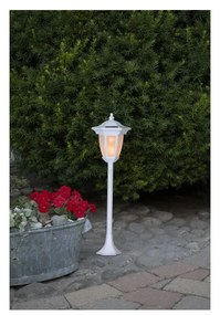 Corp de iluminat solar de exterior cu LED Star Trading Flame, alb