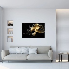 Tablou masca aurie (90x60 cm)