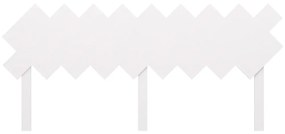 Tablie de pat, alb, 178x3x80,5 cm, lemn masiv de pin Alb, 178 x 3 x 80.5 cm, 1