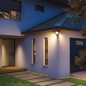 Philips - Aplica solară de perete LED cu senzor ZYREN LED/24,5W/3,7V 2600 mAh 3000K IP65