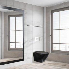 Set rezervor WC montat pe perete Roya Delos BLM 82CHR