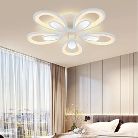 Lustra Led Cu Telecomanda, Esn6547 5-WH, 180w