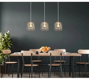 Globo 15965-3H - Lustră suspendată pe cablu DICHTI, 3x E27/40W/230V