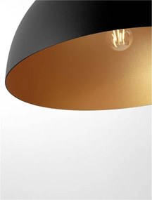 Lustra aplicata design decorativ GEA negru/auriu D-50cm