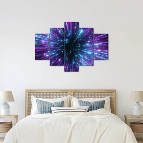 Tablou - Spațiu neon (150x105 cm)