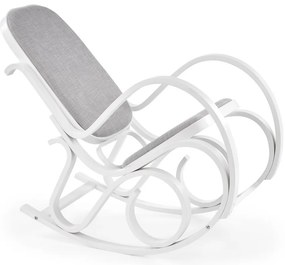 Scaun balansoar Max Plus, gri/alb