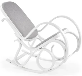 Scaun balansoar Max Plus, gri/alb