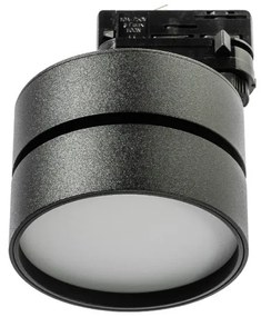 Spot LED directionabil pe sina Mona TRACK 3Line 12W 3000K negru