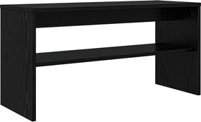 vidaXL Cabinet TV Stejar Negru 80 x 30 x 40 cm Lemn compozit