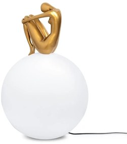 Lampa de podea decorativa cu design original Woman 35 auriu
