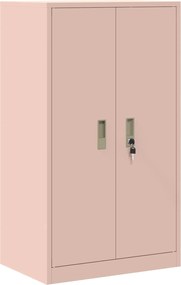 vidaXL Dulap de depozitare Roz 60 x 40 x 90 cm Oțel