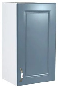 Corp superior 40 cu 1 usa Zebra MDF albastru