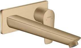 Baterie lavoar incastrata Hansgrohe Talis E pipa 22.5 cm bronz periat