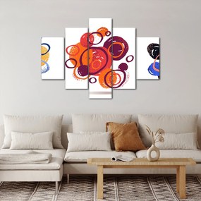 Tabloul cercuri colorate (150x105 cm)