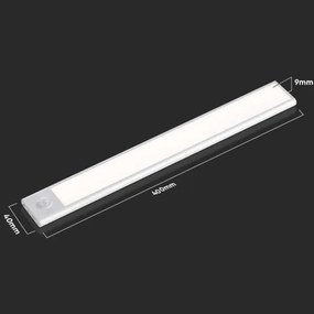 LED lampă subliniară cu senzor LED/2W/5V 4000K 2200 mAh