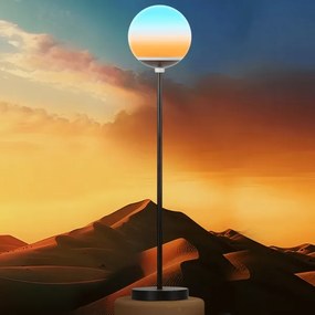 Aigostar - Lampă de podea MESH LED RGBW, 8W, 230V, cu telecomandă