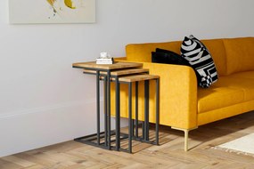 Set 3buc. măsuțe cafea Blacky. 1067479
