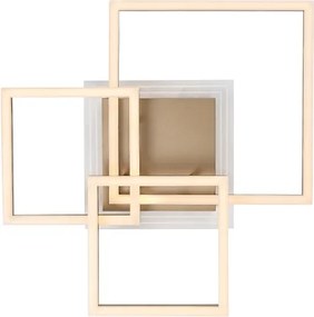 Rabalux 71488 - plafonieră LED OTTAVIA LED/40W/230V 3000K 50x50 cm auriu