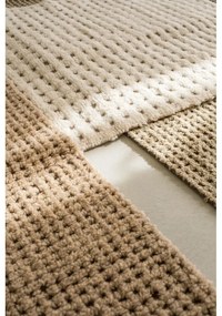 Covor fildeș lavabil, țesut manual din lână 140x200 cm Unexpected Wool – Lorena Canals