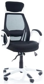 Scaun de birou Ice, negru/alb