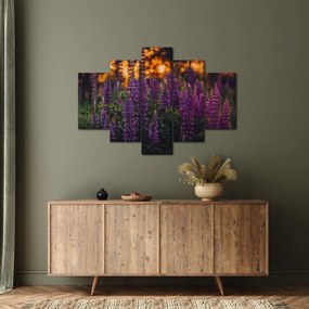 Tablou - Flori de lupin (150x105 cm)