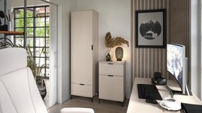 Mazzoni Dulap LANA SZ-50 Bej (Șampanie) - GARDEROBĂ CU O UȘĂ CU SERTAR