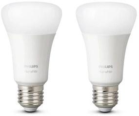 SET 2x bec LED dimabil Philips Hue WHITE E27/9W/230V 2700K