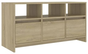 809803 vidaXL Comodă TV, stejar sonoma, 102x37,5x52,5 cm, PAL