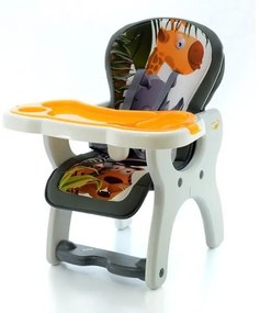 Scaun de masa multifunctional EURObaby HB-GY01- Portocaliu