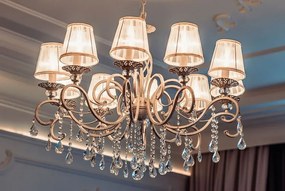 Candelabru elegant design clasic cu 10 brate Grace MYARM247-10-G