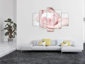 Tablou cu piciorușele de copilaș (150x105 cm)