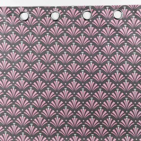 Draperie roz/gri blackout din microfibră 135x260 cm Surya – douceur d'intérieur