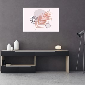 Tablou - Minimalism violet N⁰3 (90x60 cm)