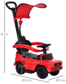 HOMCOM Mercedes G350 Împingător 1-3 Ani | Aosom Romania