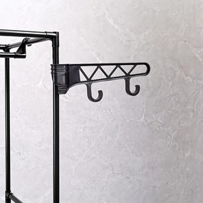 Suport pentru haine LRA-08 negru