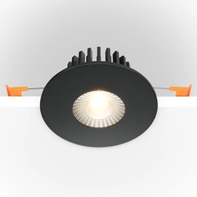 Spot LED incastrabil design tehnic Zen negru