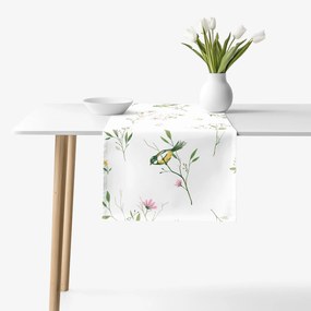 Goldea napron de masă 100% bumbac - viața în natură 35x180 cm