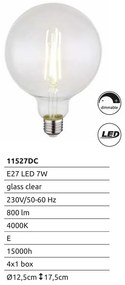 Bec dimabil LED E27 7W 800lm 4000K