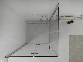 Mexen Lima Duo cabină de duș pliabilă 90 x 90 cm, transparentă, crom - 856-090-090-02-00