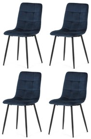 Set de scaune de sufragerie CT-281 BLUE4, 4 buc.