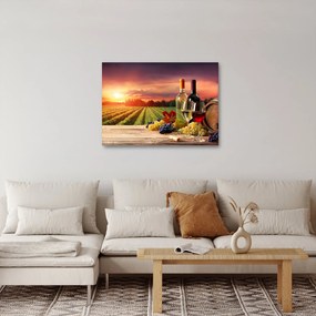 Tablou cu vie și vin (70x50 cm)