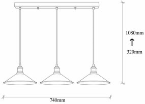 Candelabru Berceste - 250-S1