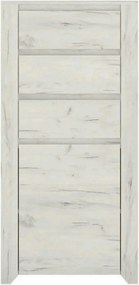 Comoda ANGEL TIP 35, alb, PAL melaminat, 56x40x116 cm