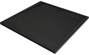 Mexen Amon cadă de duș pătrată SMC 100 x 100 cm, neagră - 4F701010